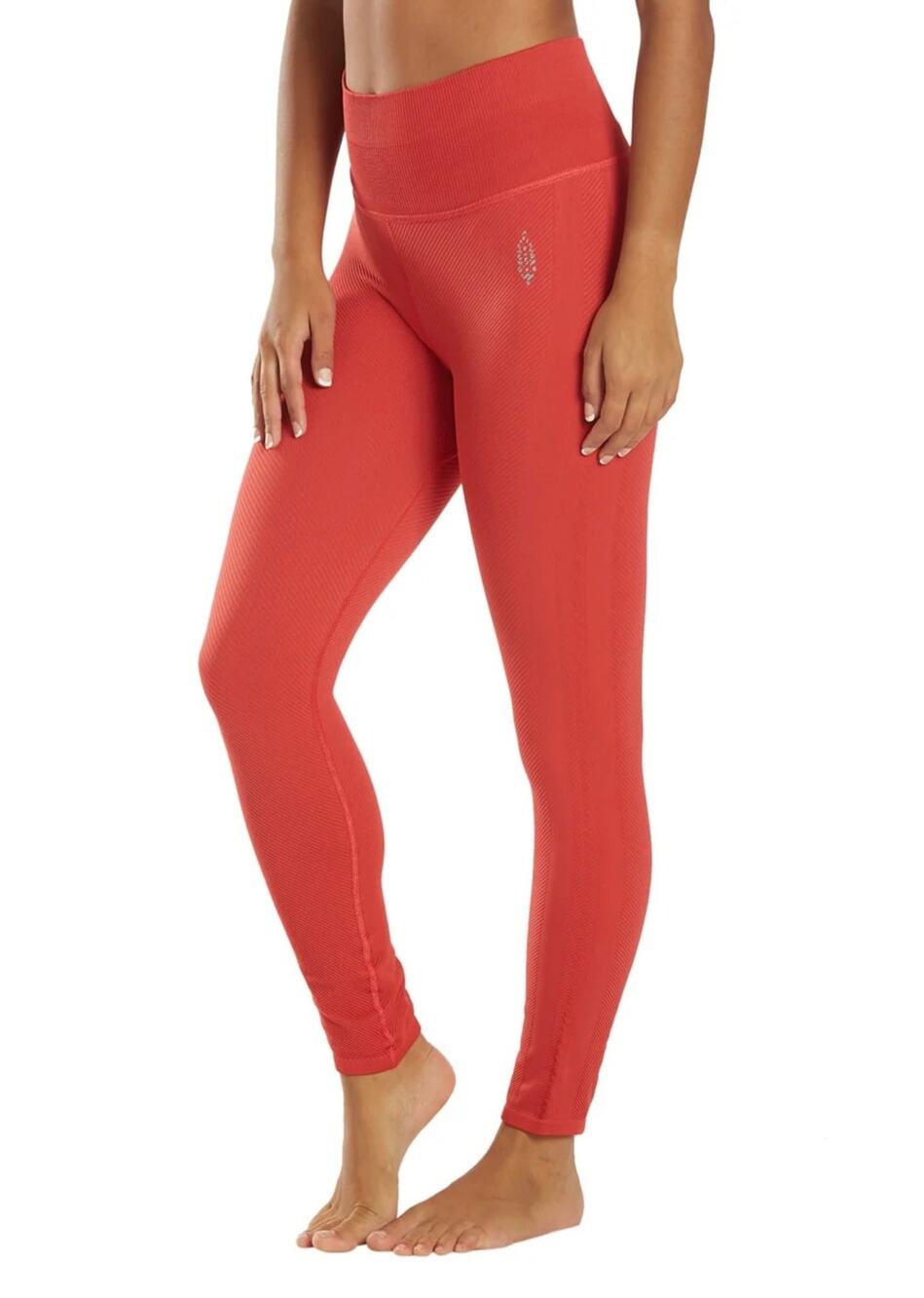 Free People Movement NEW Women’s Free Throw Leggings in Puckered Up Red size L